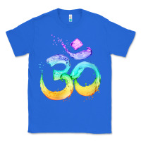 True Royal womens om symbol   psy trance goa yoga meditation buddhism buddhist v Classic Tee - linhVisuals