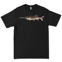 Black Paddlefish Illustrations, Premium Tee - LillyAllenDesigns