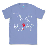 Colony Blue beauty the beast love Classic Tee - linhVisuals