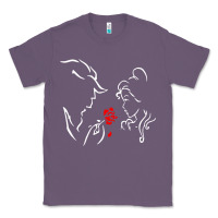 Lavender beauty the beast love Classic Tee - linhVisuals