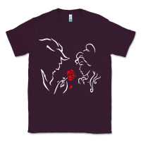 Plum beauty the beast love Classic Tee - linhVisuals