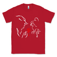 Red beauty the beast love Classic Tee - linhVisuals