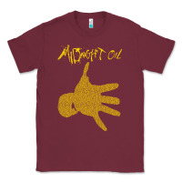 Burgundy Midnight Oil colour Classic Tee - linhVisuals