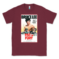 Burgundy fist of fury by bruce Classic Tee - linhVisuals