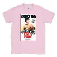 Bubblegum Pink fist of fury by bruce Classic Tee - linhVisuals