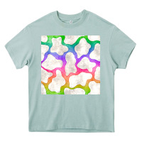 Arona watercolor rainbow cow seamless pattern Heavy Core Tee - BundleAndBundleShop