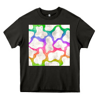 Asphalt watercolor rainbow cow seamless pattern Heavy Core Tee - BundleAndBundleShop