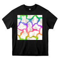 Black watercolor rainbow cow seamless pattern Heavy Core Tee - BundleAndBundleShop