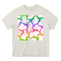 Cream watercolor rainbow cow seamless pattern Heavy Core Tee - BundleAndBundleShop