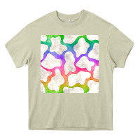 Mossy watercolor rainbow cow seamless pattern Heavy Core Tee - BundleAndBundleShop