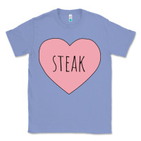 Colony Blue i heart steak Classic Tee - linhVisuals