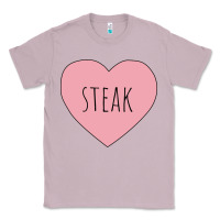 Lilac i heart steak Classic Tee - linhVisuals