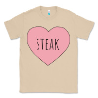 Mushroom i heart steak Classic Tee - linhVisuals