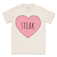 Natural i heart steak Classic Tee - linhVisuals