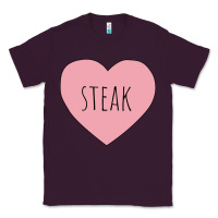 Plum i heart steak Classic Tee - linhVisuals