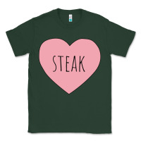 Sports Green i heart steak Classic Tee - linhVisuals
