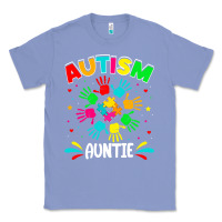 Colony Blue autistic auntie puzzle support family autism awareness sweatshirt Classic Tee - linhVisuals
