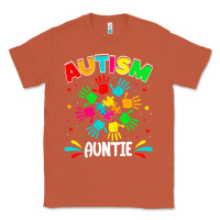 Copper autistic auntie puzzle support family autism awareness sweatshirt Classic Tee - linhVisuals