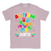 Lilac autistic auntie puzzle support family autism awareness sweatshirt Classic Tee - linhVisuals
