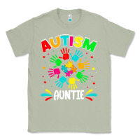 Matcha autistic auntie puzzle support family autism awareness sweatshirt Classic Tee - linhVisuals