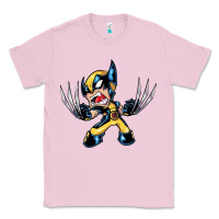 Bubblegum Pink wolverine Classic Tee - linhVisuals