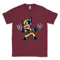 Burgundy wolverine Classic Tee - linhVisuals