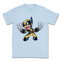 Dusty Blue wolverine Classic Tee - linhVisuals