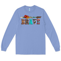 Brave And Aztec Wood Sunflower With Arrow Long Sleeve Tee | Teevron