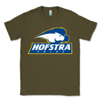 Army Green hofstra pride Classic Tee - linhVisuals