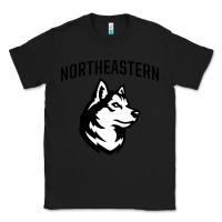 Black northeastern huskies Classic Tee - linhVisuals