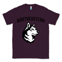 Plum northeastern huskies Classic Tee - linhVisuals