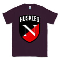 Plum northeastern huskies Classic Tee - linhVisuals