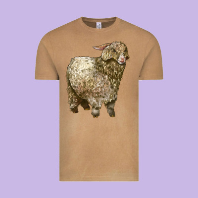 Angora Goat Vintage Tee Designed By Lillyallendesigns