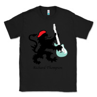 Black richard thompson (fairport convention) Classic Tee - linhVisuals