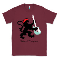 Burgundy richard thompson (fairport convention) Classic Tee - linhVisuals