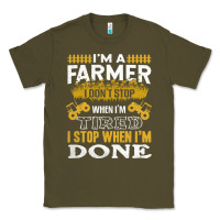 Army Green farmer Classic Tee - linhVisuals