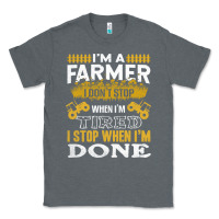 Charcoal Heather farmer Classic Tee - linhVisuals