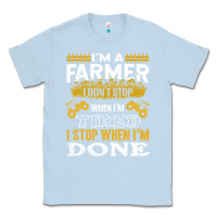 Dusty Blue farmer Classic Tee - linhVisuals