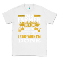 White farmer Classic Tee - linhVisuals