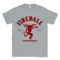 Heather Grey vintag fireball   whisky Classic Tee - linhVisuals