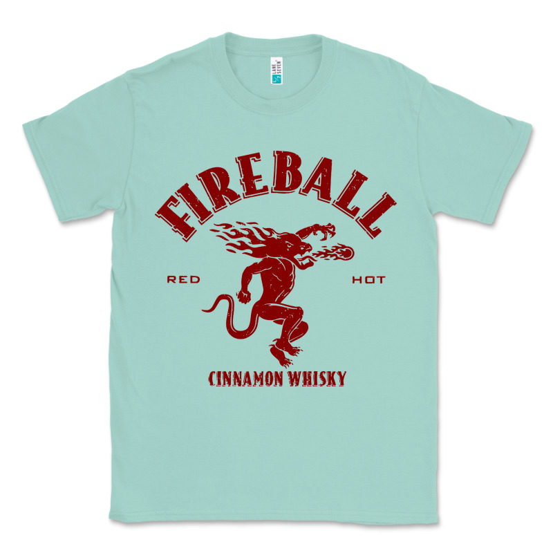 Vintag Fireball   Whisky Classic Tee by linhVisuals | Teevron