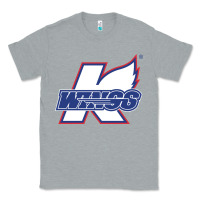 Heather Grey Kalamazoo ice hockey Classic Tee - linhVisuals