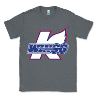 Charcoal Heather Kalamazoo ice hockey Classic Tee - linhVisuals