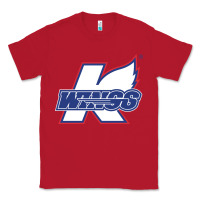 Red Kalamazoo ice hockey Classic Tee - linhVisuals