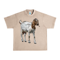 French Oak Boer Goat Urban Heavy Tee - LillyAllenDesigns