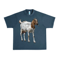 Midnight Navy Boer Goat Urban Heavy Tee - LillyAllenDesigns