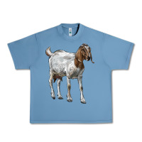 Pebble Blue Boer Goat Urban Heavy Tee - LillyAllenDesigns