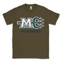 Army Green maine ice hockey Classic Tee - linhVisuals