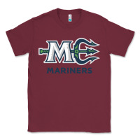 Burgundy maine ice hockey Classic Tee - linhVisuals