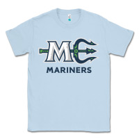 Dusty Blue maine ice hockey Classic Tee - linhVisuals
